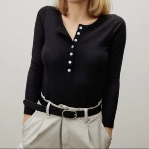 Everlane Stretch Rib Henley